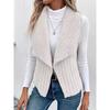 Womens Slim Fit Sleeveless Vest Jacket Casual Open Front Cardigan 2026 Winter