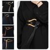 Pu Leather Decorative Buckle Belt Adjustable Lady's Knotted Belt Women's Waist Belt Daily Wear