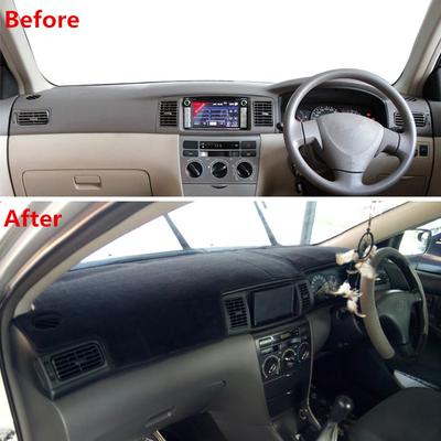 Car Accessories For Toyota Corolla Altis Runx Allex 2003-2005 2006 2007 Dashboard Cover Dash Mat Anti-UV Sunshade Carpet Cushion