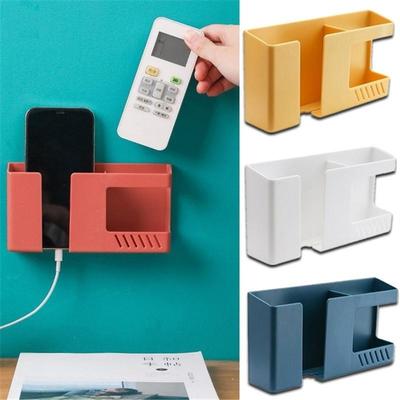 Doppelter Gitter-Wand-Organizer, Klimaanlage, TV-Fernbedienung, Aufbewahrungsbox, Handy-Stecker, Wandhalter