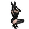 Sex lingerie sexy patent leather bunny tight hip skirt pure desire nightclub queen flirting leather skirt passion suit