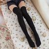 Stockings Solid Color Elastic Acrylic Fiber Stretch Comfortable Thigh High for Party