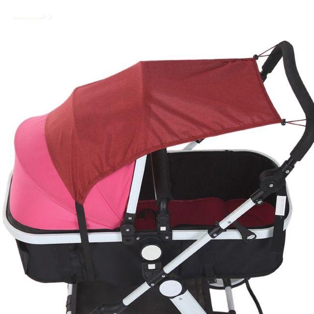 

Козырек от солнца для детской коляски, навес для защиты от солнца, капюшон для прогулочной коляски, дождевик для коляски, защита от УФ-лучей красный