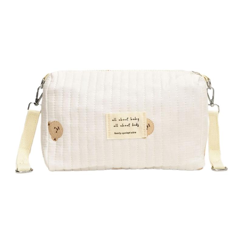 

Large Capacity Mom Bag Diaper Storage Bag for Women Travel Bag Embroidery Pattern Handbag Pram Pushchair Hanging Bag