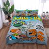 The Cock and The Fox Fairy Duvet Cover Set King Queen Double Twin Single Bed Linen Set