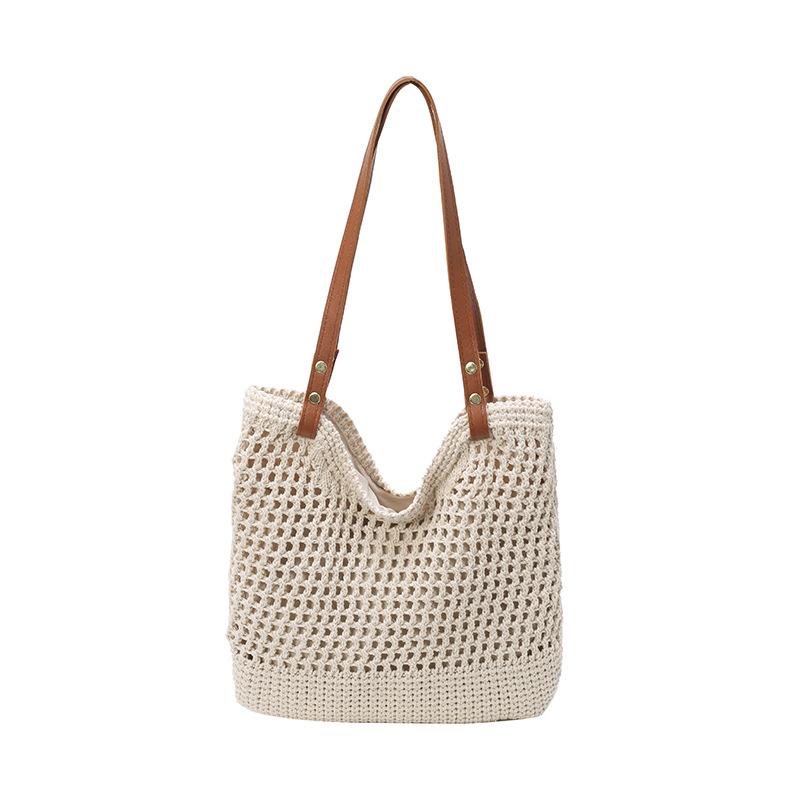 Полая плетенная сумка пляжная соломенная сумка через плечо новая тенденция литературная сумка универсальная повседневная сумка под мышку