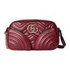 GG Marmont Leather Crossbody Bag, Shoulder Bag Women's Burgundy 798715-AADPJ-6207
