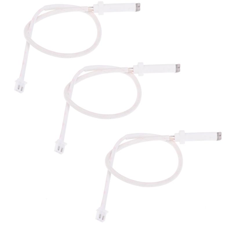 1/2/3Pcs Electric Ceramic Furnace Temperature Sensing Wire Electrode Spark Plug With Wire Ignition For Gas Cooker