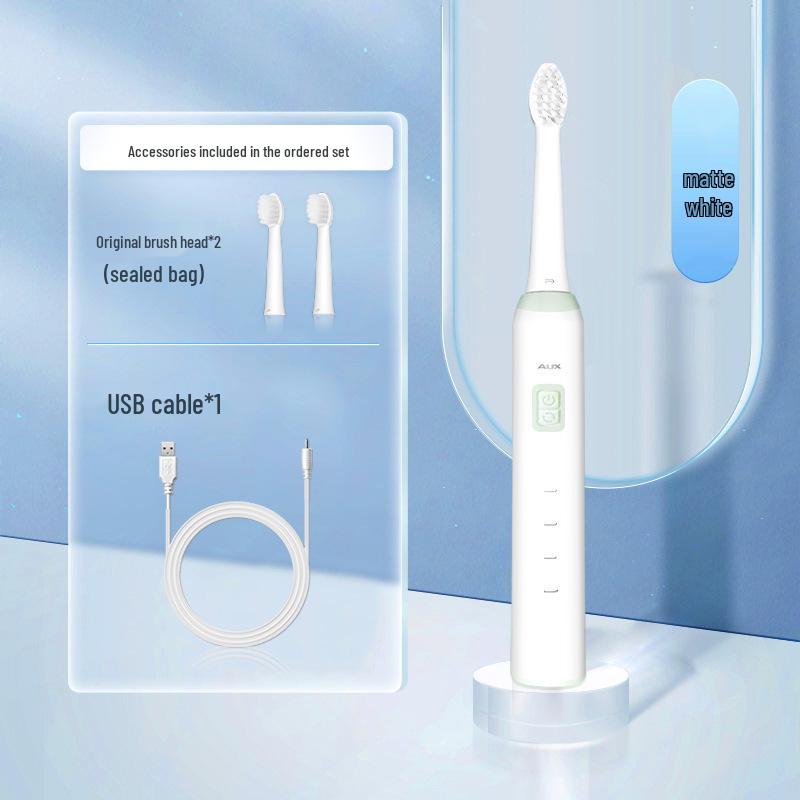 

Oakes Sonic Electric Toothbrush with Rechargeable Long Battery Life and Gum Care Replacement Head for Couples 28*28*255mm