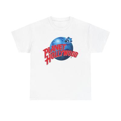 Planet Hollywood Vintage 90er Grafik T-Shirt NEU Baumwoll-T-Shirt Geschenk