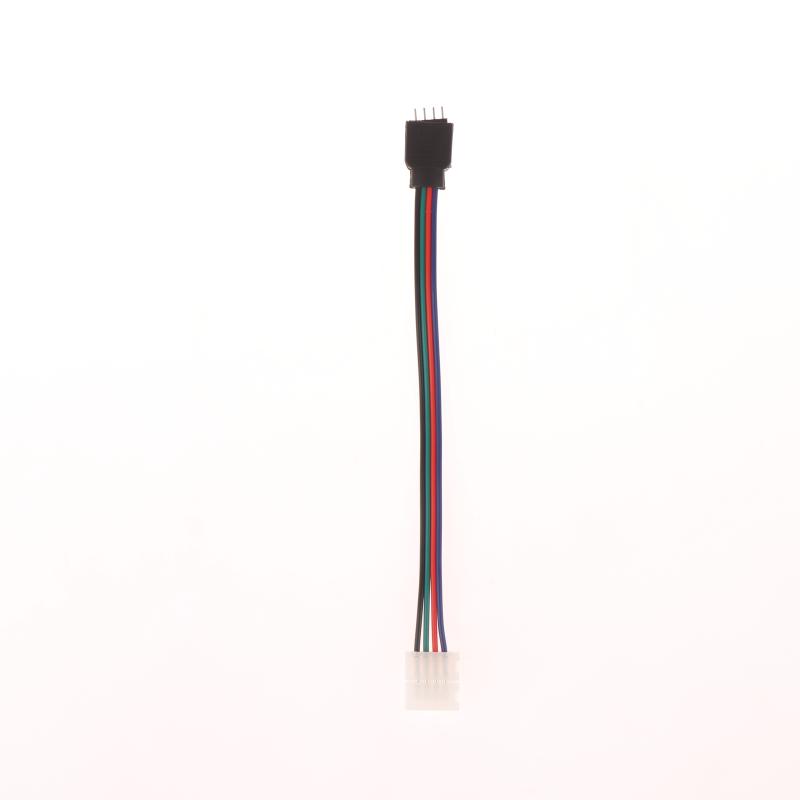 1/5Pcs 4 Conductor Connector For Rgbw Led Strips 16.5Cm Rgb 4 Pin Led Strip Light Connectors Strip To Power Adapter
