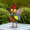 Metal Rooster Yard Statue Outdoor Garden Backyard Patio Lawn Chicken Decoration Animal Ornament Gifts
