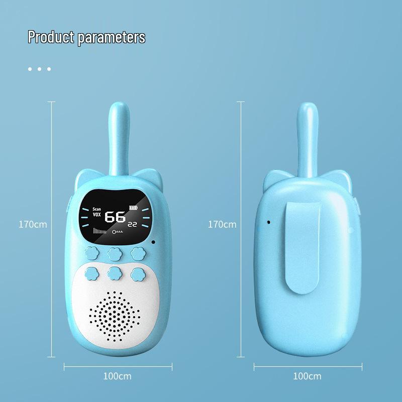 Mini Walkie Talkie Toy for Kids, 3KM Range, USB Charging, Outdoor Play, Parent-Child Interaction, Educational