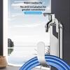 201 Stainless Steel Garden Hose Holder Multi Purpose Household Car Wash Water Hose Faucet Hose Hook Balcony Wall Mount Storage