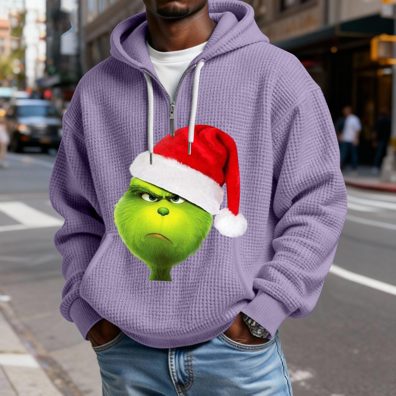 

Мужская повседневная однотонная толстовка с капюшоном и длинным рукавом на молнии Mokaloha, повседневная футболка с длинным рукавом на молнии XL