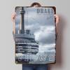 Drake Views Obal alba Views Plechové plakáty Přizpůsobitelné nástěnné umění Retro Vintage Kovové cedule pro výzdobu domácí místnosti Garáž