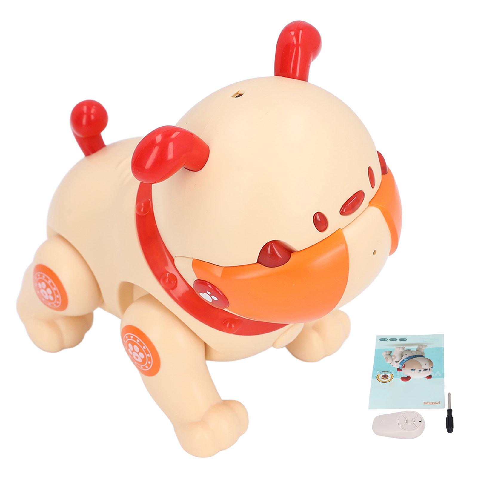 

Пульт дистанционного управления робот собака сенсорный умный интерактивный ходьба запись повторного чтения электронный оранжевый