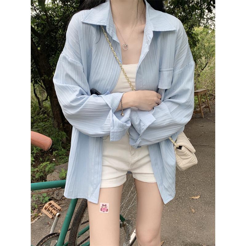 Women's Plus Size Stylish Long-Sleeve Sun Protection Lightweight Summer Jacket - Belly Covering, Slimming, Casual Fit for a Flattering Look