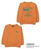 Slightly brushed lining Snoopy Crew Print Sweatshirt for 120 Orange [Cliffmeyer] (Schluff) Kids, Juniors, Children's Clothing, Unisex,