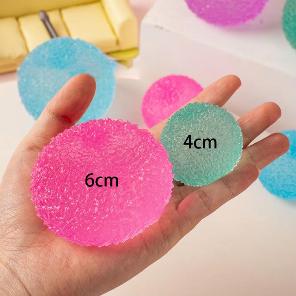 Big Soft Sensory Stress Balls Textured Memory Gel Soft Fidget Toys Anxiety Relief Squeeze Ball For Autism/Adhd Party Favors Gift