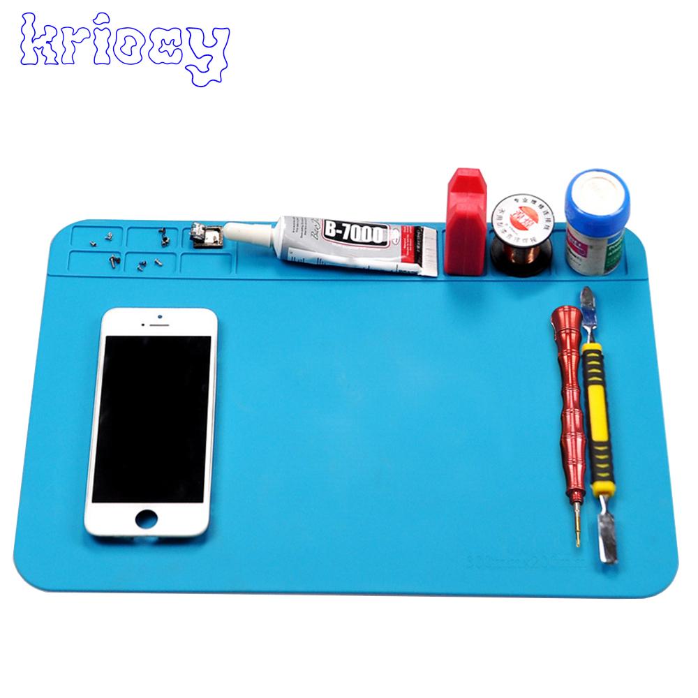 Heatresistant Maintenance Platform ESD Heat Insulation Soldering Mat Job Tools Computer Phone Repair Tool Kit Working Repair Pad