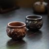 100ml Yixing Zisha Nine Dragon Fish Transforms Teacup Zen Tea Bowl Cute Cup Tea-tasting Smelling Cup Jianzhan Master Cups Teaset