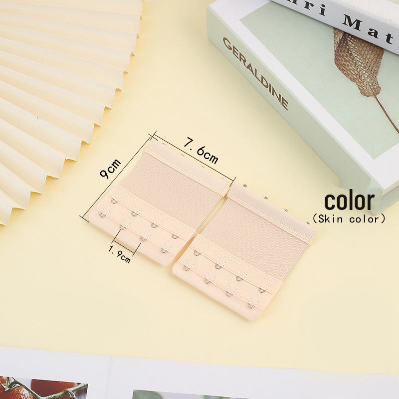 Roestvrijstalen BH Rugverlenger Gesp - Elastische 2-Rij 2-3-4-Knops Aansluiting