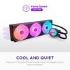 NZXT Kraken Core 360 RGB 360mm Liquid CPU Cooler, Black, RL-KR36C-B1 (FN2481)