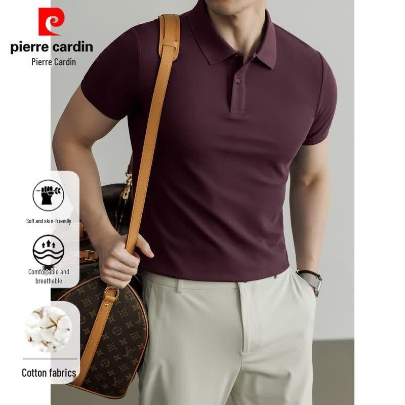 Pierre Cardin Men s 100% Cotton Solid Polo Shirt 3XL
