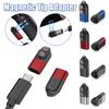 Magnetic USB C Adapter Charger with Overload Guard Magnetic Charging Adapter Type C Charging Adapter for Flashlights Headlamps