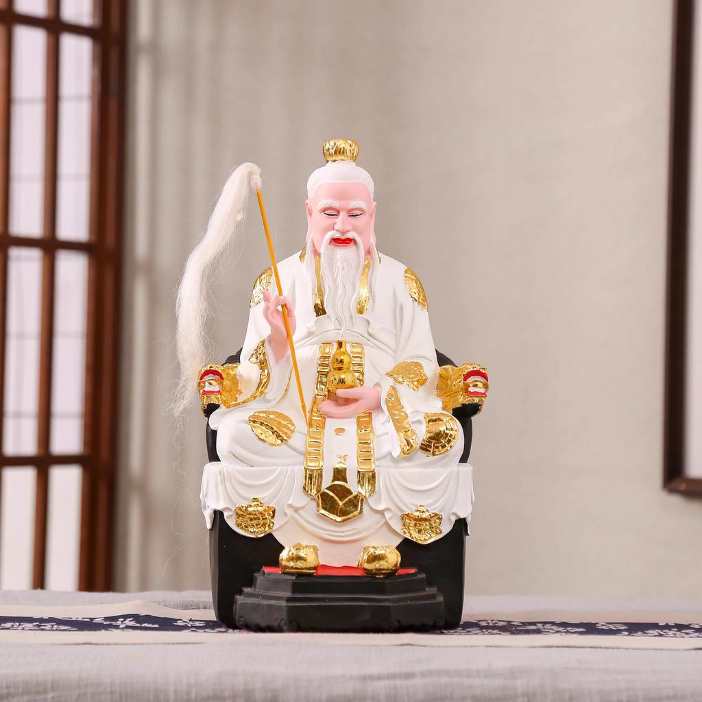 Home offering ornaments The statue of Tai Shang Lao Jun Yuanshi Lingbao Tianzun Buddha statue of TaiShang Lao Jun Taoist deities