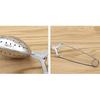 2Pcs Creative Heart Shape Tea Strainer Stainless Steel Infuser Filter for Loose Leaf Tea, Herbs, Home Party, Easy Clean