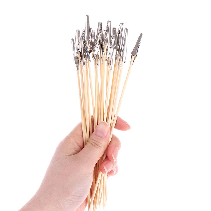 20 st Målarställ Alligatorklämma Pinne Modelleringsverktyg För Airbrush Modell Del