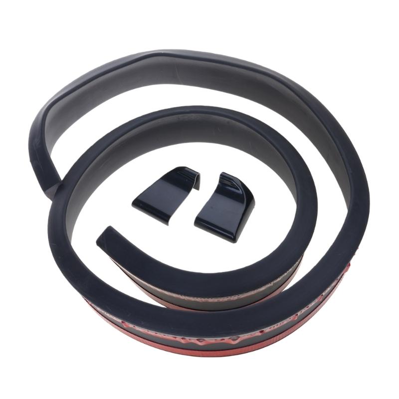 Car Body Styling Carbon Fiber Trim Set With Aerodynamic Spoiler Rubber Sealing Fit Door Window Trunk Edge Protection ABS Material Weatherproof Design