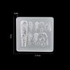 3D Bowknot Silicone Nail Mold Flower Petals Butterfly Heart Diy Design Manicure Template Carving Nail Art Stencil Tool