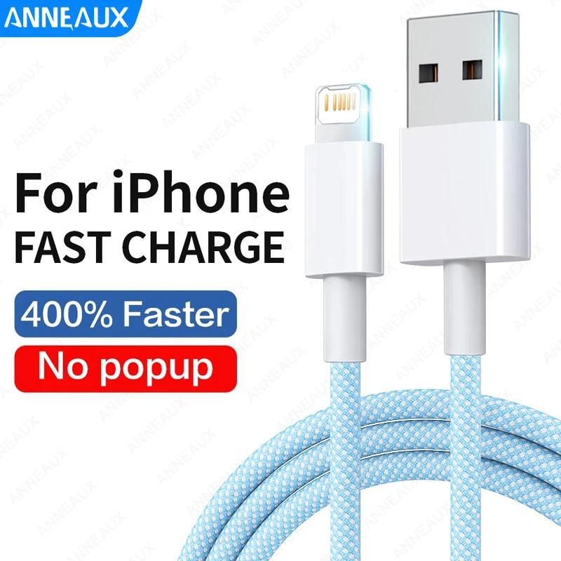 

20 Вт плетеный кабель для быстрой зарядки для Apple iPhone 14 13 12 11 Pro Max USB C кабель для 13 12 Mini 14 Plus аксессуары зарядное устройство провод 1m