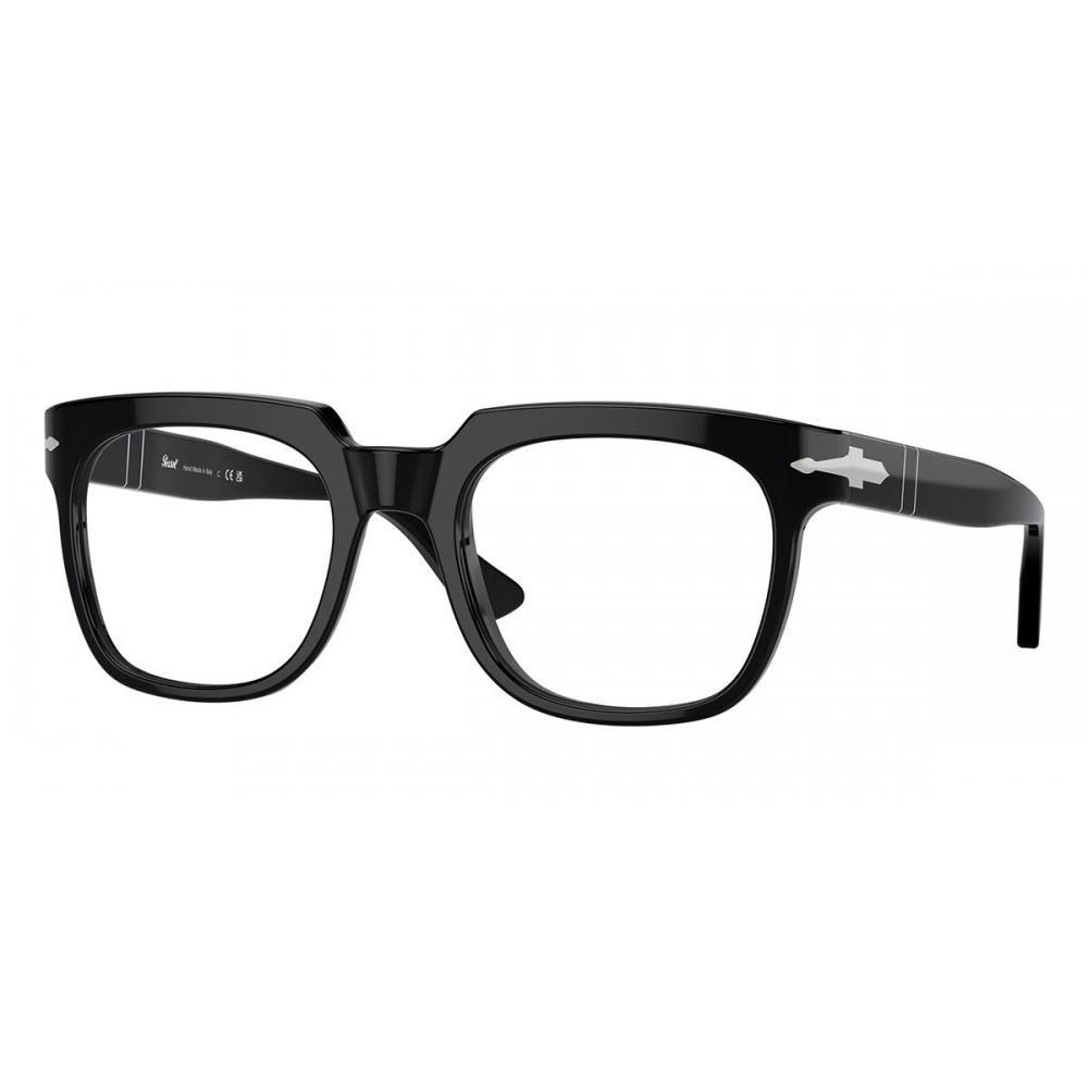 Persol Po3325v 95 Unisex Eyeglasses Black/52-21-145