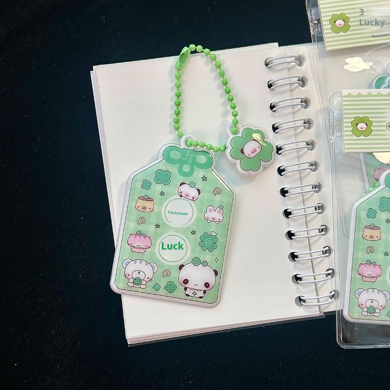 Cute Mini Puff Foam Keychain Cartoon Girl Phone Keyring Pendant Key Hanging Decoration Bag Charms For Couple Gifts