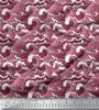 Soimoi Japan Crepe Satin Fabric Waves Shirting Decor Fabric Printed Metre 42 Inch