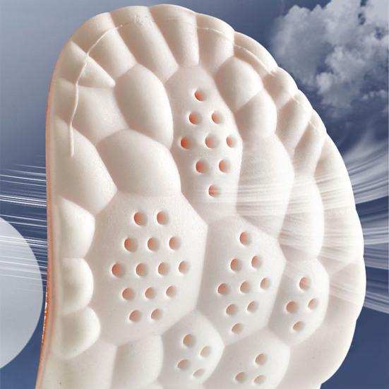 2 Pairs Shock Absorbing Shoe Insoles Memory Foam Insoles Breathable Sneaker Inserts Arch Support Insoles for Women Men