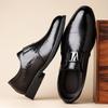Scarpe da Uomo d'Affari Scarpe Brogues da Uomo in Pelle Verniciata Scarpe da Uomo Eleganti Mocassini a Punta Scarpe Mocassini da Uomo Taglie Forti per Uomo