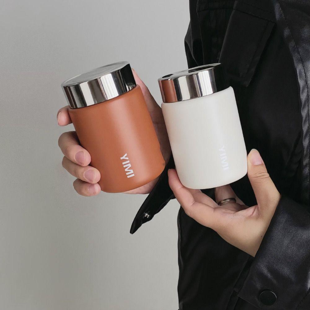 316 Stainless Steel 230ml Portable Vacuum Flask Leak Proof Mini Thermal Water Bottle  Porridge Soup