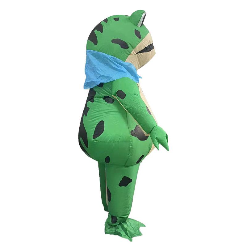 Internet Celebrity Frog Doll Costume Toad Hood Clothes Toad Essence Mascot Stall Selling Frog Inflatable Clothes