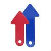 62KD 20Pcs Home and Office Plastic Tacks for Fixing Note, Canvases and More