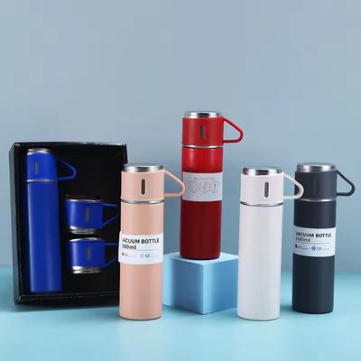 304 Vacuum Stainless Steel Thermos Cup Set or Single Cup Portable Sport Travel Handbag Gift Box Coffee Business Water Bottles