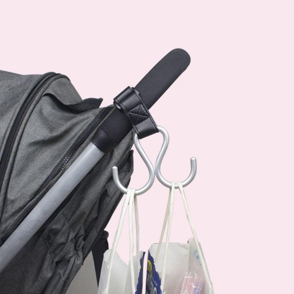 

PU Hanging Hook S Shape Stroller Accessories Cartoon Baby Stroller Hooks Baby