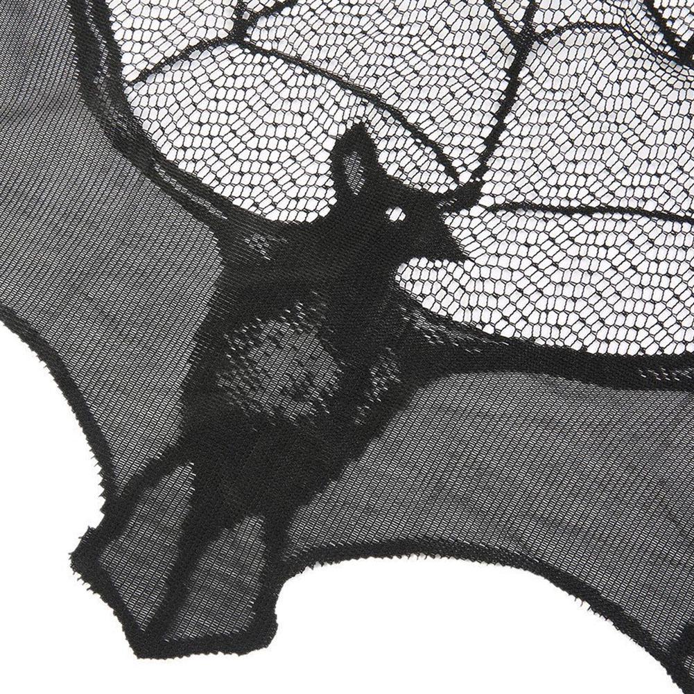Halloween Bat Garland - 5 Pack With 16 Bats Each, Black Paper Streamers For Party Decor, Haunted House - View #8