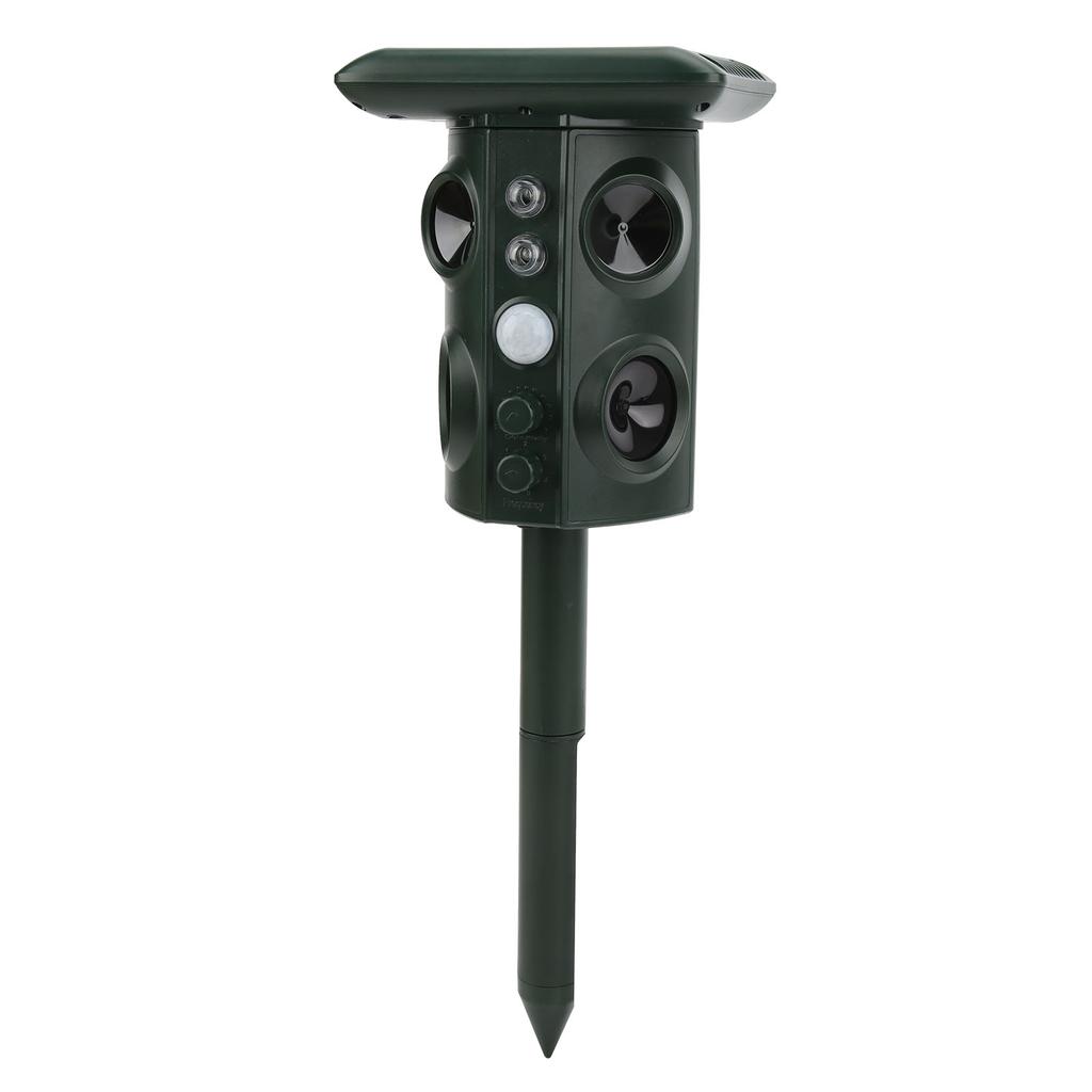 Outdoor Solar Animal Repellent Ultrasonic Vibration Smart Animal Snake Repellent