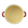 Le Creuset EOS Cherry Cast Compatible Japanese Casserole, 20cm, Red, Iron, Enamel, Gas/Induction [Official Product]