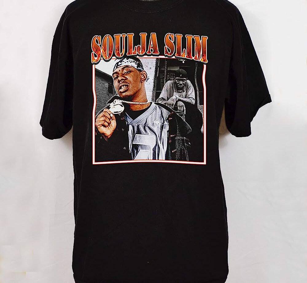 SALE Vtg Soulja Slim Gift For Fans Heavy Cotton Black S-5XL Unisex Shirt Unisex T-Shirt S
